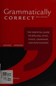 Cover of: Grammatically correct by Anne Stilman