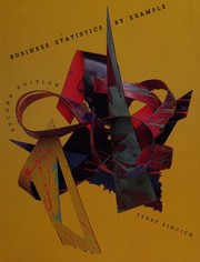 Cover of: Business statistics by example