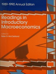 Cover of: Readings in introductory macroeconomics.