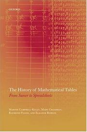 The history of mathematical tables : from Sumer to spreadsheets