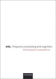 Etc. frequency processing and cognition