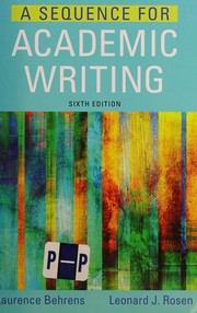 Cover of: Sequence for Academic Writing