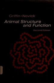 Cover of: Animal structure and function by Donald R. Griffin