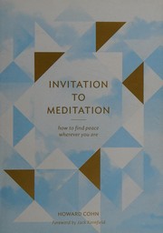 Cover of: Invitation to Meditation