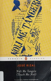 Cover of: Noli me tángere = by José Rizal