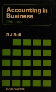 Cover of: Accounting in business by R. J. Bull
