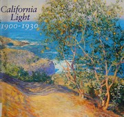 Cover of: California light, 1900-1930