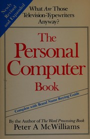 Cover of: The personal computer book by Peter McWilliams