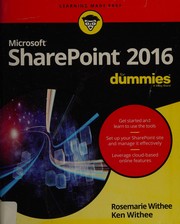 SharePoint 2016 for dummies by Rosemarie Withee