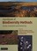 Cover of: Handbook of biodiversity methods