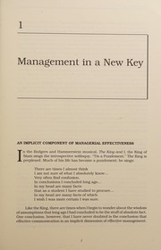 Management in a new key by Alan Jay Zaremba