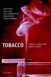 Tobacco and public health : science and policy