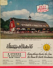 Cover of: 1951 garden annual by Stumpp & Walter Co. (New York, N.Y.)
