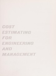 Cover of: Cost estimating for engineering and management