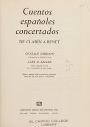 Cover of: Cuentos españoles concertados, de Clarín a Benet
