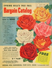 Cover of: Spring Hill's 1951 fall bargain catalog