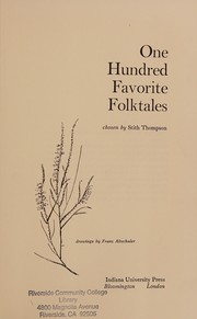 Cover of: One hundred favorite folktales.