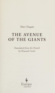 Cover of: Avenue of the Giants