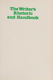 Cover of: The writer's rhetoric and handbook