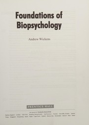 Cover of: Foundations of biopsychology