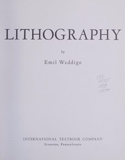 Cover of: Lithography. by Emil Weddige