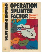 Cover of: Operation Splinter Factor by Stewart Steven