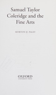 Cover of: Samuel Taylor Coleridge and the fine arts