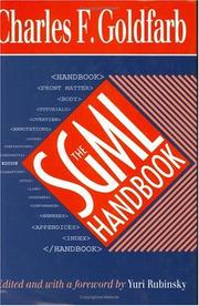 The SGML handbook by Charles F. Goldfarb