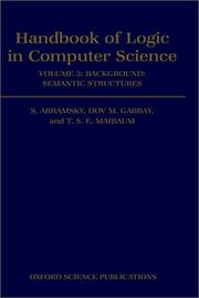 Handbook of logic in computer science. Vol. 3, Semantic structures