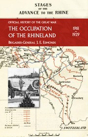 Cover of: The occupation of the Rhineland, 1918-1929