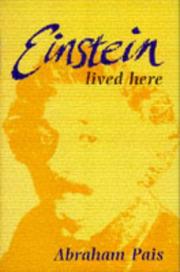 Cover of: Einstein lived here: essays for the layman