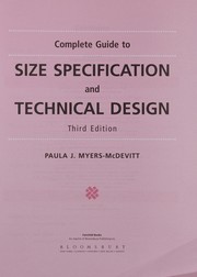 Cover of: Complete guide to size specification and technical design