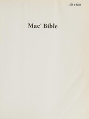 Cover of: Mac bible