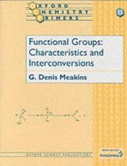 Functional Groups by G. D. Meakins
