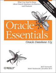 Oracle essentials by Rick Greenwald