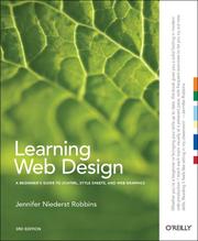 Learning Web design : a beginner's guide to (X)HTML, style sheets, and web graphics