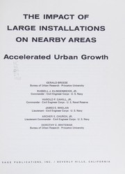 Cover of: The Impact of large installations on nearby areas by [by] Gerald Breese [and others]