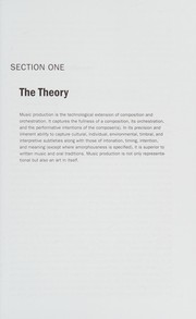 Cover of: The art of music production: the theory and practice