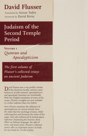 Cover of: Judaism of the Second Temple period