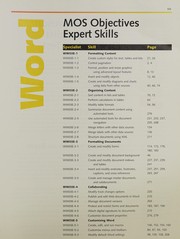 Cover of: Microsoft Official Academic Course Microsoft Office Word 2003 Expert Skills (with 2 CDs)