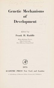Cover of: Genetic mechanisms of development