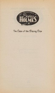 Cover of: Case of the Blazing Star
