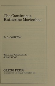 Cover of: The continuous Katherine Mortenhoe