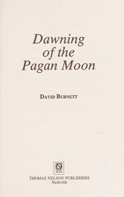 Cover of: Dawning of the pagan moon