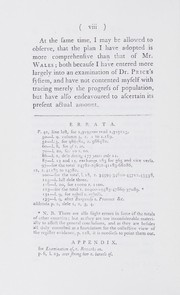 Cover of: An examination of Dr. Price's Essay on the population of England & Wales, and the doctrine of an increased population in this Kingdom by Howlett, John