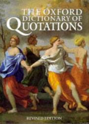 The Oxford dictionary of quotations by Angela Partington
