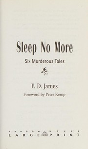 Cover of: Sleep no more: six murderous tales