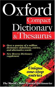 The Oxford compact dictionary & thesaurus