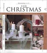 Cover of: Decorating tricks for Christmas: over 60 seasonal ideas for the festive period