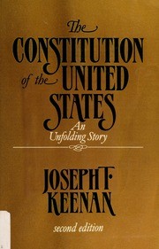 Cover of: The Constitution of the United States: An Unfolding Story